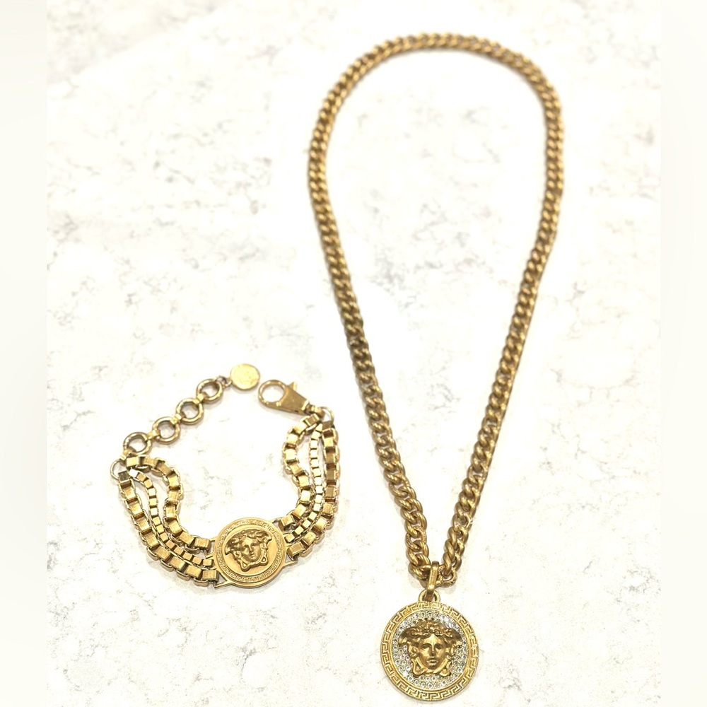 Versace Necklace & Bracelet